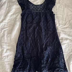 Speechless Elegant Navy Lace Dress Size XS mini dress